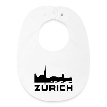 Zürich - Baby Organic Lätzchen - Weiß - Vorne