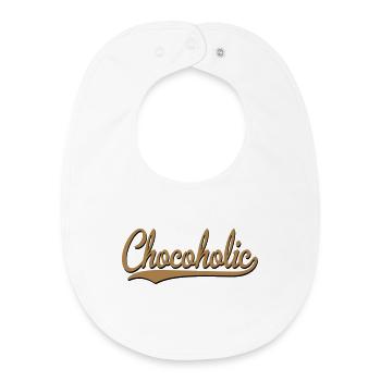 2541614 15352890 chocolate - Baby Organic Lätzchen - Weiß - Vorne