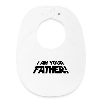i am your father - Baby Organic Bib - white - Front