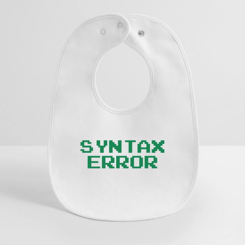 Syntax Error Baby Organic Bib