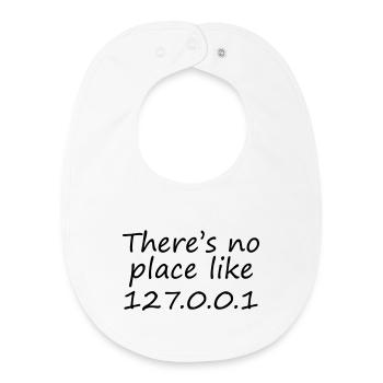 Geek - Baby Organic Bib - white - Front