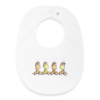 Das Pferde Team - Baby Organic Lätzchen - Weiß - Vorne