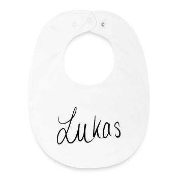 Lukas - Baby Organic Lätzchen - Weiß - Vorne