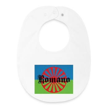 Lennyromanoflag - Baby Organic Bib - white - Front