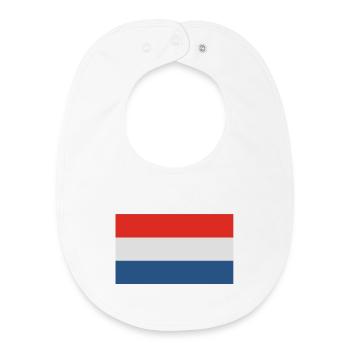 Holland - Bavoir bébé bio - blanc - Devant