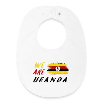We are Uganda - Baby Organic Bib - white - Front