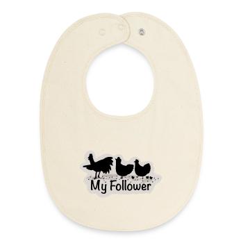 My Follower - Baby Organic Lätzchen - Natur - Vorne