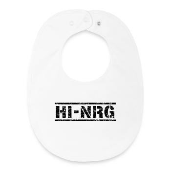 HI NRG - Baby Organic Lätzchen - Weiß - Vorne