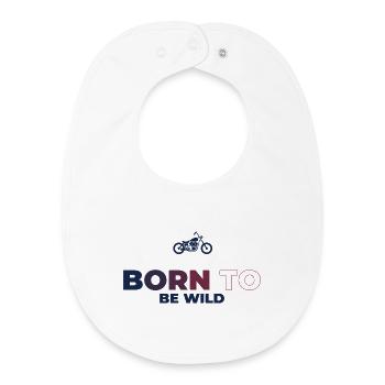 Plaisir de conduite - Bavoir bébé bio - blanc - Devant