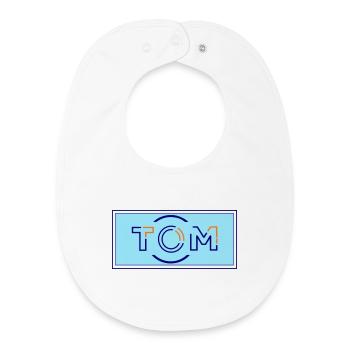Tom - Baby Organic Bib - white - Front