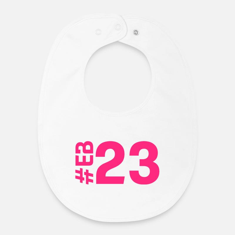 EB23 - Bavoir bébé bio - blanc