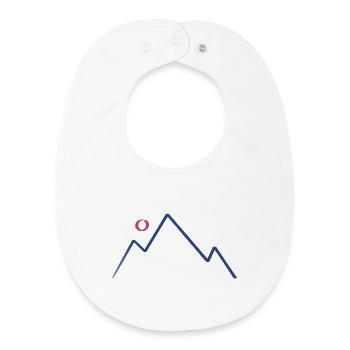 Mountain Sun - Baby Organic Lätzchen - Weiß - Vorne
