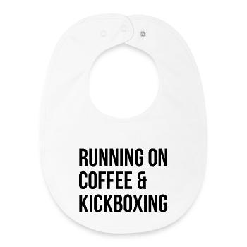 Kickboxing - Baby Organic Bib - white - Front