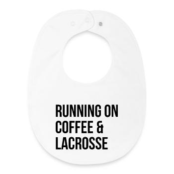 Lacrosse - Bavoir bébé bio - blanc - Devant
