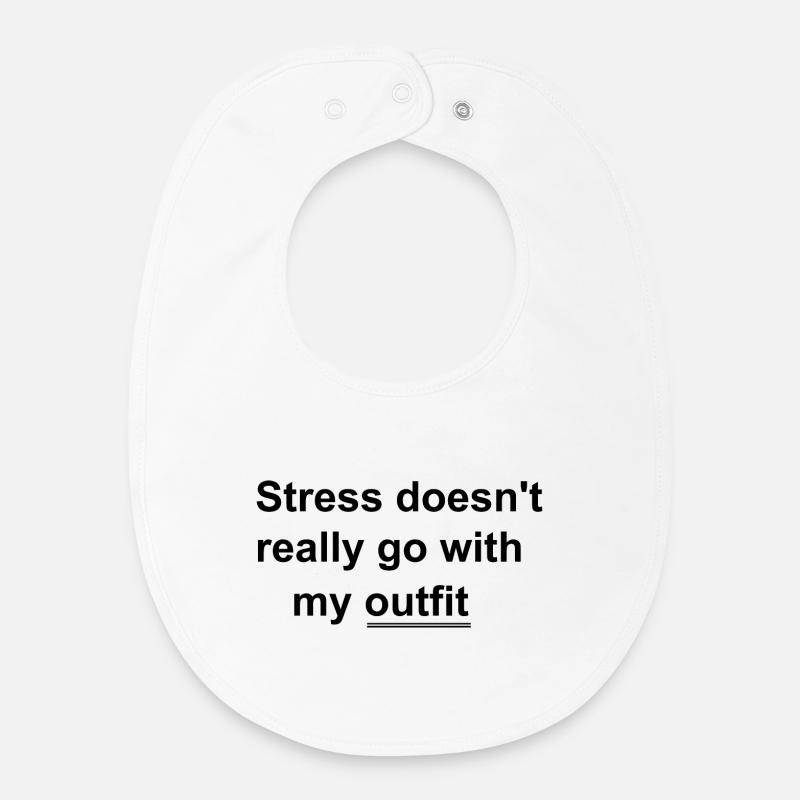 Trend Statement - Baby Organic Bib - white