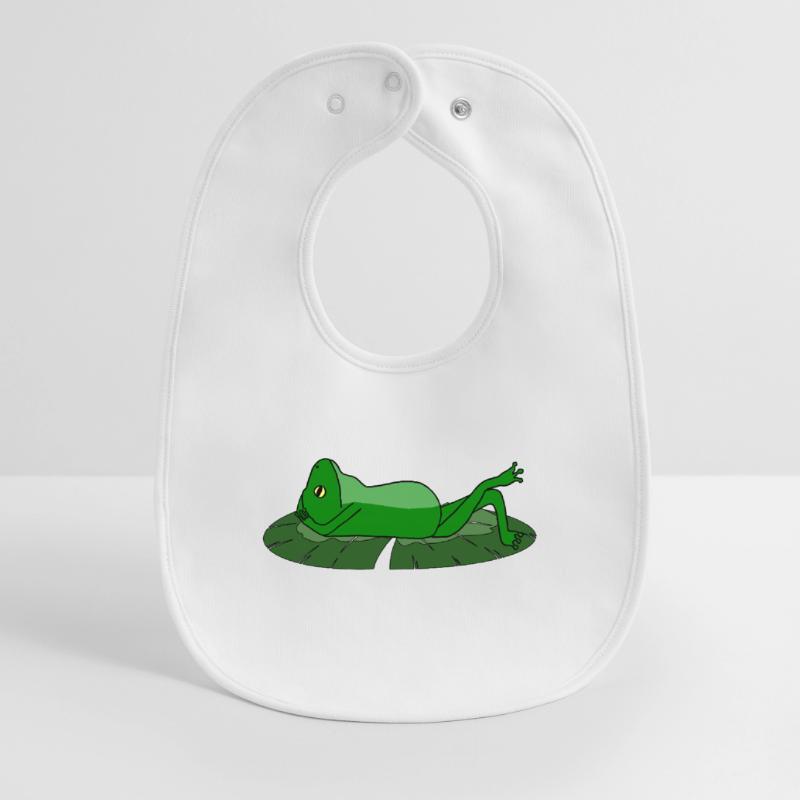 Frog Toad Chill Toad Baby Organic Bib