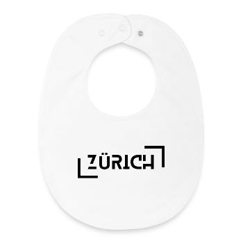 Zürich - Baby Organic Lätzchen - Weiß - Vorne