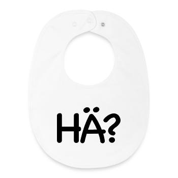 Excuse me, huh - Baby Organic Bib - white - Front
