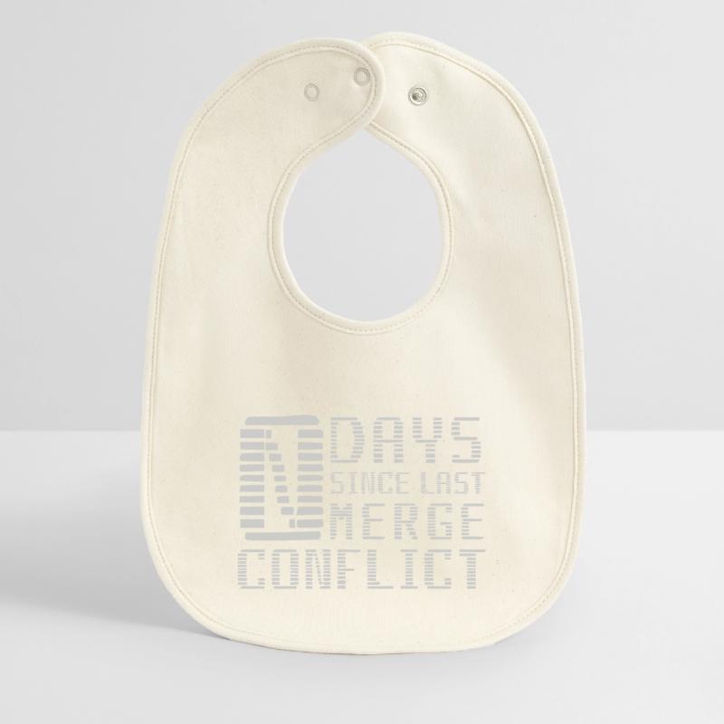 Merge Conflict Software Developer Developer geek Baby Organic Bib
