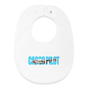 Cargo pilot C-119 - Baby Organic Lätzchen - Weiß - Vorne