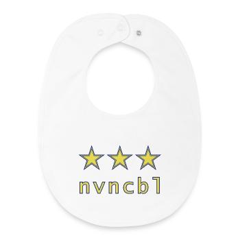 Invincible 05 - Baby Organic Bib - white - Front
