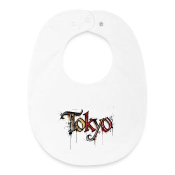 Tokyo - Baby Organic Bib - white - Front