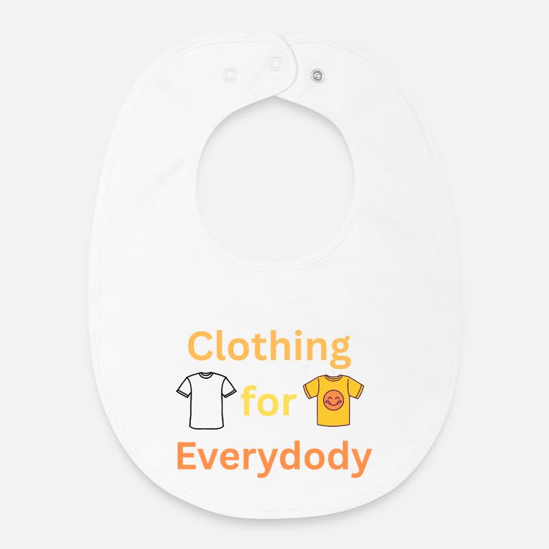 Conception de t-shirt Joyful Sunshine Smile - Bavoir bébé bio - blanc
