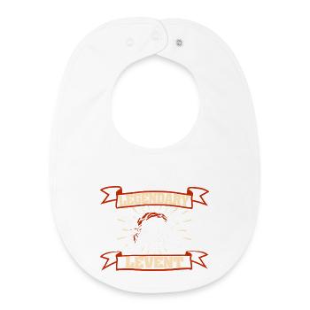 Levent as a first name - Baby Organic Bib - white - Front