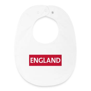 England London Stadtbild Illustration - Baby Organic Lätzchen - Weiß - Vorne