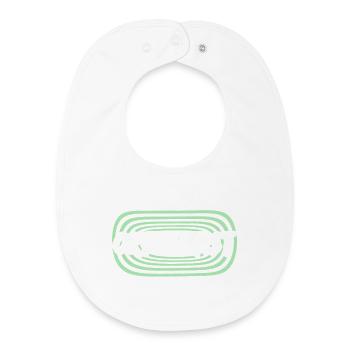 Orthoptiste de travail - Bavoir bébé bio - blanc - Devant
