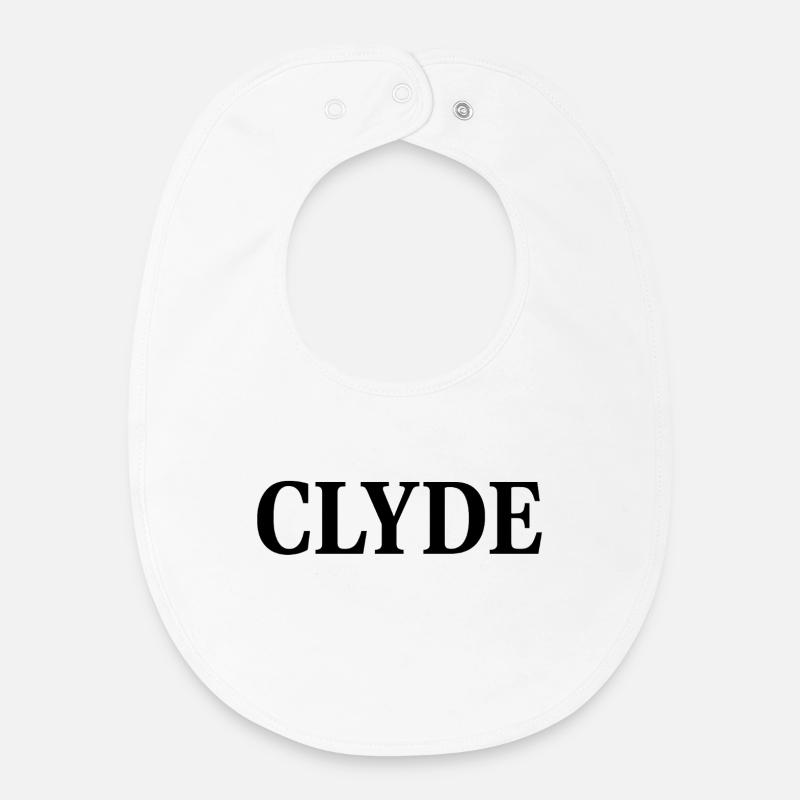 Clyde - Bavoir bébé bio - blanc