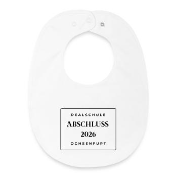 Graduation 2026 - Baby Organic Bib - white - Front