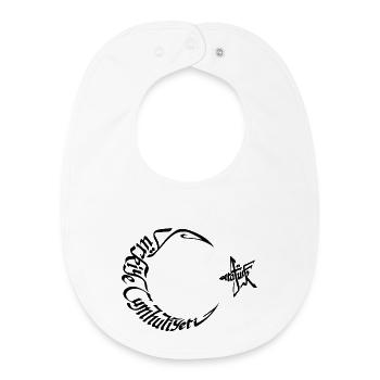 Logo Atatürk en Turquie - Bavoir bébé bio - blanc - Devant