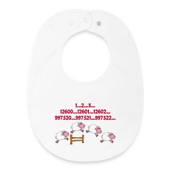 The insomniac technique - Baby Organic Bib - white - Front