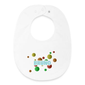 Bruno - Baby Organic Lätzchen - Weiß - Vorne