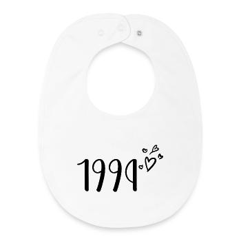 1994 - Baby Organic Bib - white - Front