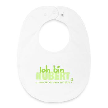 Gift for Hubert - Baby Organic Bib - white - Front