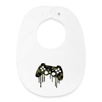 Gamer  - Baby Organic Lätzchen - Weiß - Vorne