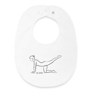 SOUL CONTOUR - Vyaghrasana - Baby Organic Bib - white - Front