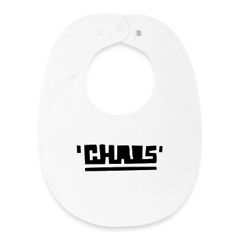 CHAOS - Baby Organic Bib - white - Front