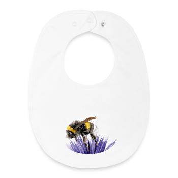 bumblebee - Baby Organic Bib - white - Front