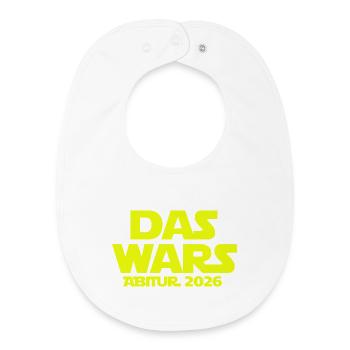 das_wars_abi_2026_abitur_geschenk_shirt_gymnasi - Baby Organic Lätzchen - Weiß - Vorne