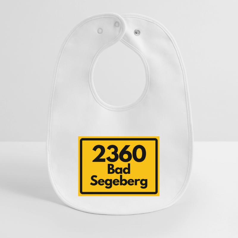 OLD POSTCODE POSTCODE RETRO 2360 BAD SEGEBERG Baby Organic Bib
