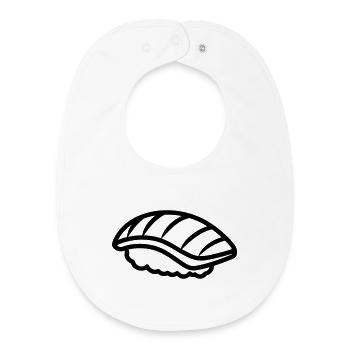 sushi - Baby Organic Bib - white - Front