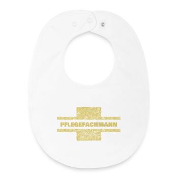 Appointment as a nursing specialist - Baby Organic Bib - white - Front