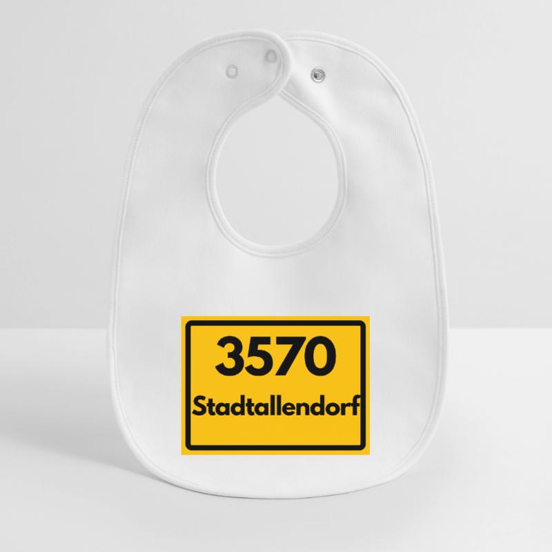 OLD POSTCODE POSTCODE RETRO 3570 STADTALLENDORF Baby Organic Bib