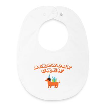 Happy Birthday - Baby Organic Lätzchen - Weiß - Vorne