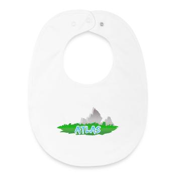 Design - Baby Organic Bib - white - Front