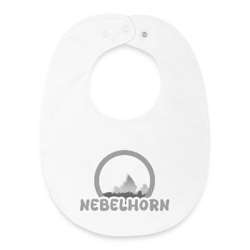 Wandern Nebelhorn - Baby Organic Lätzchen - Weiß - Vorne
