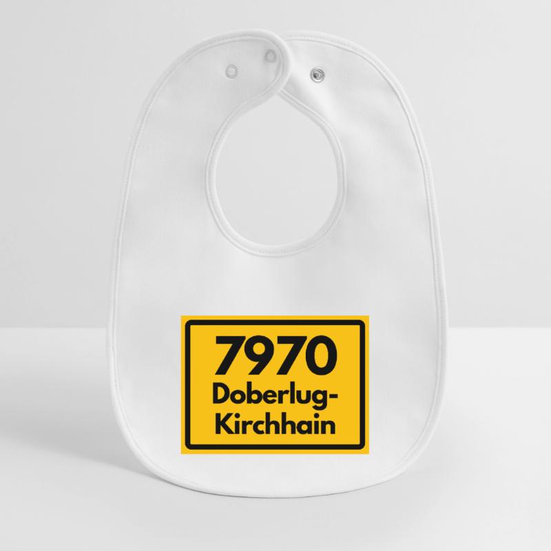 OLD POSTCODE ZIP CODE 7970 DOBERLUG KIRCHHAIN Baby Organic Bib